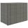 vidaXL Gartenschrank Grau 100x55,5x80 cm Poly Rattan