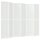 vidaXL 6-tlg. Paravent Japanischer Stil Faltbar 240x170 cm Weiß