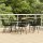 vidaXL 7-tlg. Garten-Essgruppe Schwarz Poly Rattan