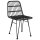 vidaXL 7-tlg. Garten-Essgruppe Schwarz Poly Rattan