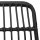 vidaXL 7-tlg. Garten-Essgruppe Schwarz Poly Rattan