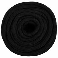 vidaXL Arbeitsseil Schwarz 18 mm 50 m Polyester