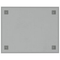 vidaXL Magnettafel Wandmontage Wei&szlig; 50x40 cm Hartglas