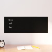 vidaXL Magnettafel Wandmontage Schwarz 80x30 cm Hartglas