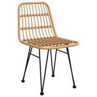 vidaXL Gartenst&uuml;hle 2 Stk. 48x62x84 cm PE-Rattan