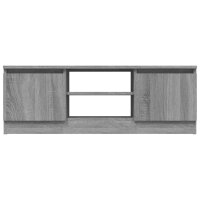 vidaXL TV-Schrank mit T&uuml;r Grau Sonoma 102x30x36 cm