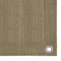 vidaXL Zeltteppich Taupe 400x800 cm HDPE