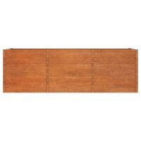 vidaXL Hochbeet Rostig 240x80x77 cm Cortenstahl