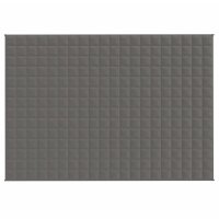 vidaXL Gewichtsdecke Grau 138x200 cm 6 kg Stoff