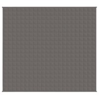 vidaXL Gewichtsdecke Grau 200x225 cm 9 kg Stoff