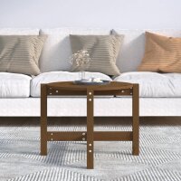 vidaXL Couchtisch Honigbraun &Oslash; 62,5x45 cm Massivholz Kiefer