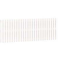 vidaXL Wand-Kopfteil Weiß 166x3x60 cm Massivholz...
