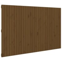 vidaXL Wand-Kopfteil Honigbraun 185x3x110 cm Massivholz...