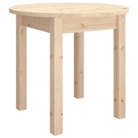 vidaXL Couchtisch Ø 45x40 cm Massivholz Kiefer