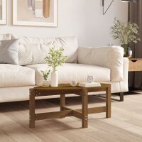 vidaXL Couchtisch Honigbraun 87x48x35 cm Massivholz Kiefer