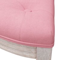 vidaXL Sitzbank Rosa 81,5x41x49 cm Samt