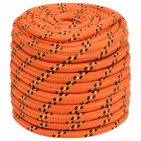 vidaXL Bootsseil Orange 18 mm 25 m Polypropylen