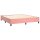 vidaXL Boxspringbett mit Matratze Rosa 180x200 cm Samt