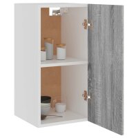 vidaXL H&auml;ngeschrank Grau Sonoma 29,5x31x60 cm Holzwerkstoff