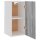 vidaXL H&auml;ngeschrank Grau Sonoma 29,5x31x60 cm Holzwerkstoff