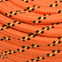 vidaXL Bootsseil Orange 16 mm 50 m Polypropylen