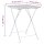 vidaXL Bistrotisch Klappbar Braun 55x54x71 cm Poly Rattan