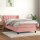 vidaXL Boxspringbett mit Matratze Rosa 90x190 cm Samt