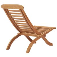 vidaXL Gartenstuhl Klappbar 50x90x69 cm Massivholz Teak