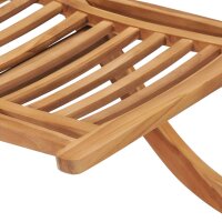 vidaXL Gartenstuhl Klappbar 50x90x69 cm Massivholz Teak