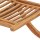 vidaXL Gartenstuhl Klappbar 50x90x69 cm Massivholz Teak