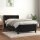 vidaXL Boxspringbett mit Matratze Schwarz 90x190 cm Samt