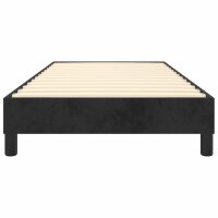 vidaXL Boxspringbett Schwarz 80x200 cm Samt