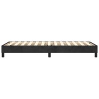 vidaXL Boxspringbett Schwarz 80x200 cm Samt