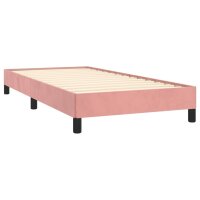 vidaXL Bettgestell Rosa 90x190 cm Samt