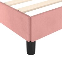 vidaXL Bettgestell Rosa 90x190 cm Samt