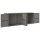 vidaXL Gartenschrank Grau 198x55,5x80 cm Poly Rattan