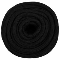 vidaXL Arbeitsseil Schwarz 16 mm 50 m Polyester