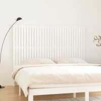 vidaXL Wand-Kopfteil Weiß 185x3x110 cm Massivholz...