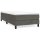 vidaXL Boxspringbett mit Matratze Dunkelgrau 90x190 cm Samt