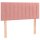 vidaXL Boxspringbett mit Matratze Rosa 90x190 cm Samt