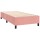 vidaXL Boxspringbett mit Matratze Rosa 90x200 cm Samt