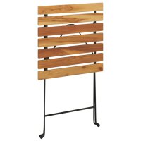 vidaXL 3-tlg. Bitro-Set Klappbar Massivholz Teak und Stahl