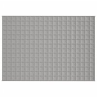 vidaXL Gewichtsdecke Grau 140x200 cm 6 kg Stoff