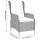 vidaXL 7-tlg. Garten-Essgruppe Braun Poly Rattan