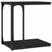 vidaXL Beistelltisch Schwarz 50x35x52 cm Holzwerkstoff