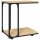 vidaXL Beistelltisch mit Rollen Sonoma 50x35x55,5 cm Holzwerkstoff