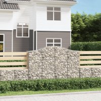 WOWONA Gabionen mit Hochbogen 50Stk. 200x50x140/160cm...