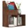 vidaXL Kinder-B&uuml;cherregal Braun Eiche 71x30x78,5 cm Holzwerkstoff