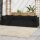 vidaXL 4-tlg. Garten-Lounge-Set mit Kissen Schwarz Poly Rattan