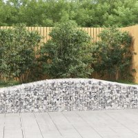 vidaXL Gabionen mit Hochbogen 20 Stk. 400x50x40/60cm...